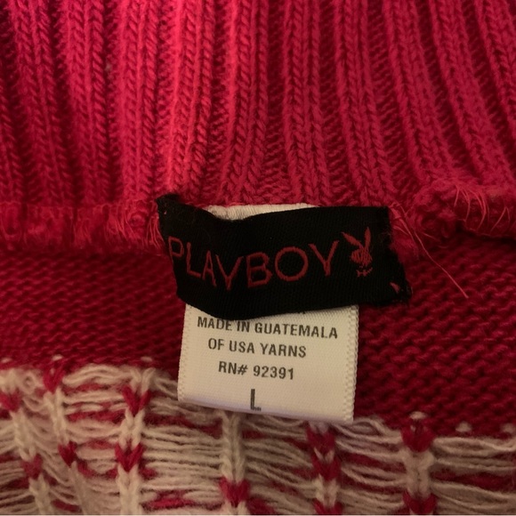 RARE PLAYBOY Dead Stock Vintage Sweater Dress Pink Y2K. - Picture 11 of 12